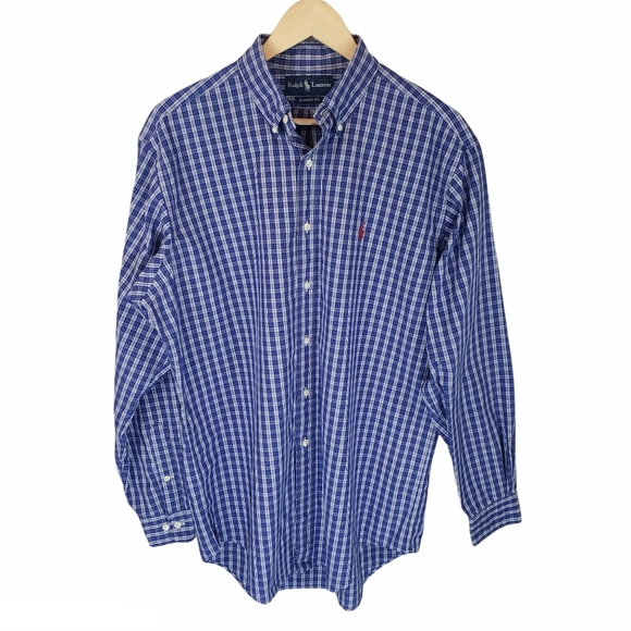 Polo Ralph Lauren Other - RALPH LAUREN Gingham Button Down Shirt Size M